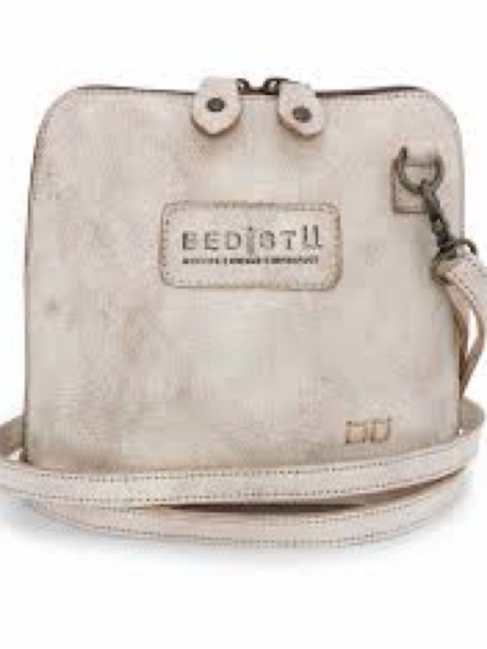 Bed Stu Ventura Distressed Creamy Pink Women's Crossbody Bag - Picture 3 of 9